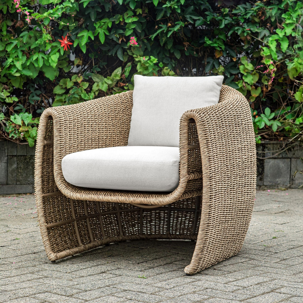 Uttermost - 53130 - Lounge Chair - Tropic - Golden Flax