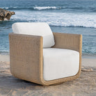 Uttermost - 53132 - Fauteuil lounge - Santorini - Blanc huître