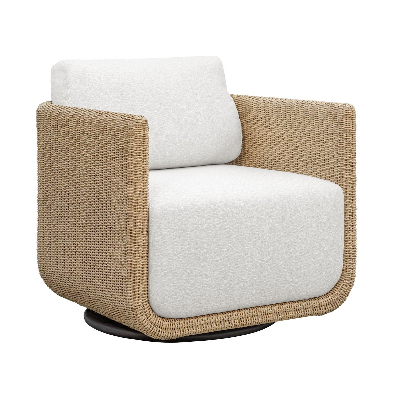 Uttermost - 53132 - Fauteuil lounge - Santorini - Blanc huître