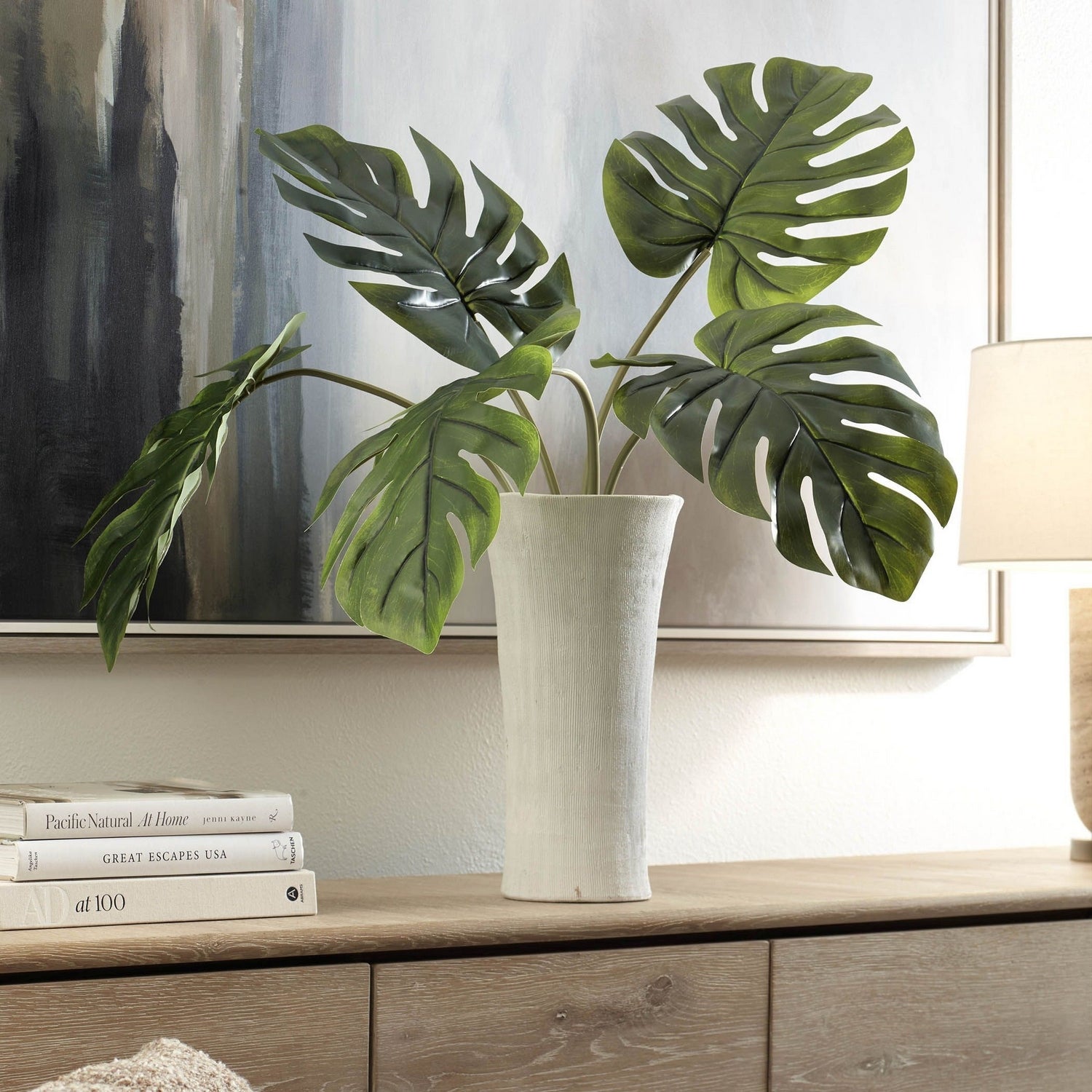 Uttermost - 60258 - Centre de table vase - Muse - Blanc
