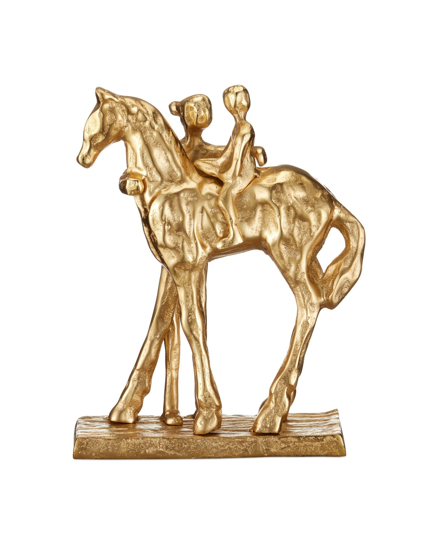 Currey and Company - 1200-1033 - Sculpture - Dujardin Equestrian Sculpture - Gold