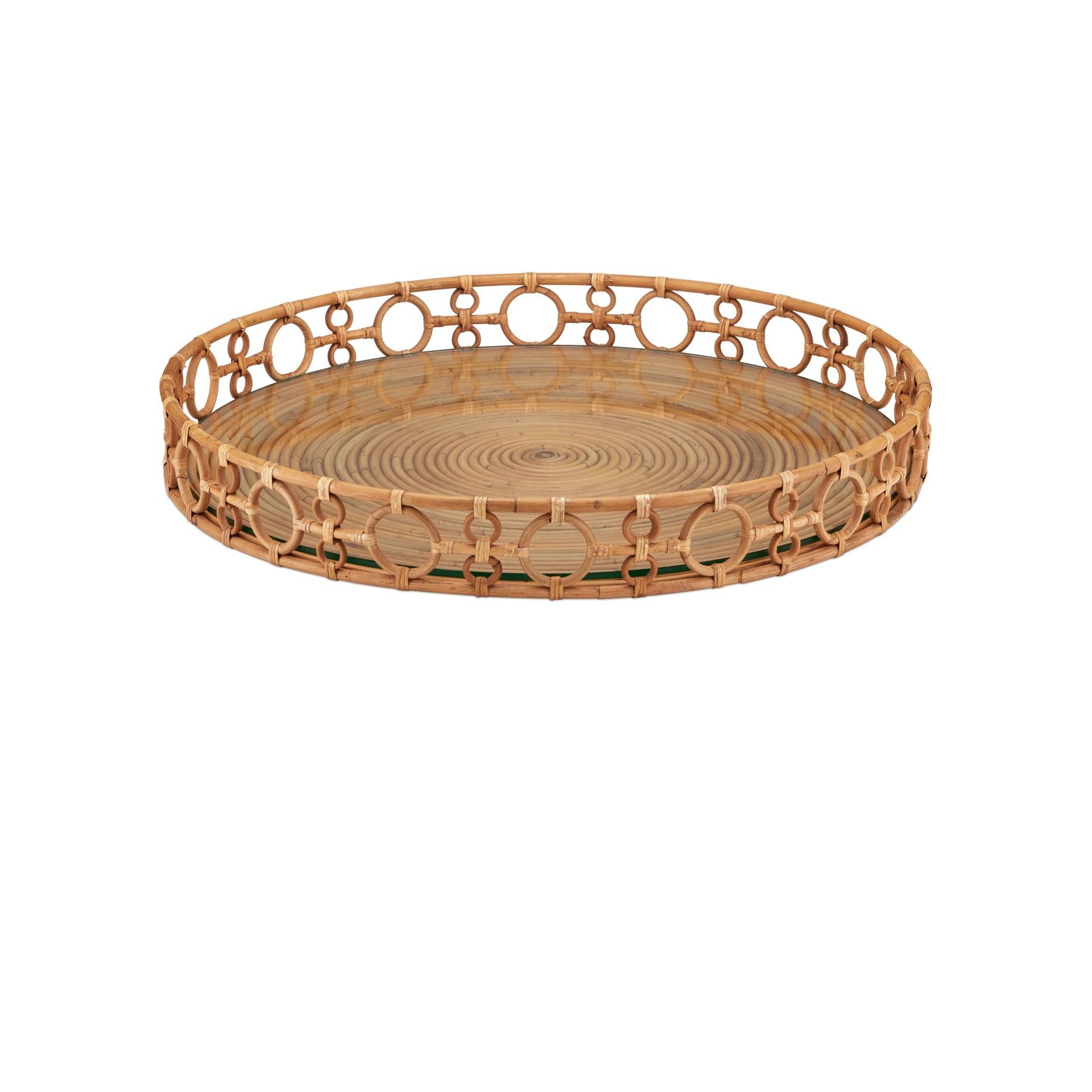 Currey and Company - 1200-1041 - Plateau - Tegal - Naturel / Transparent