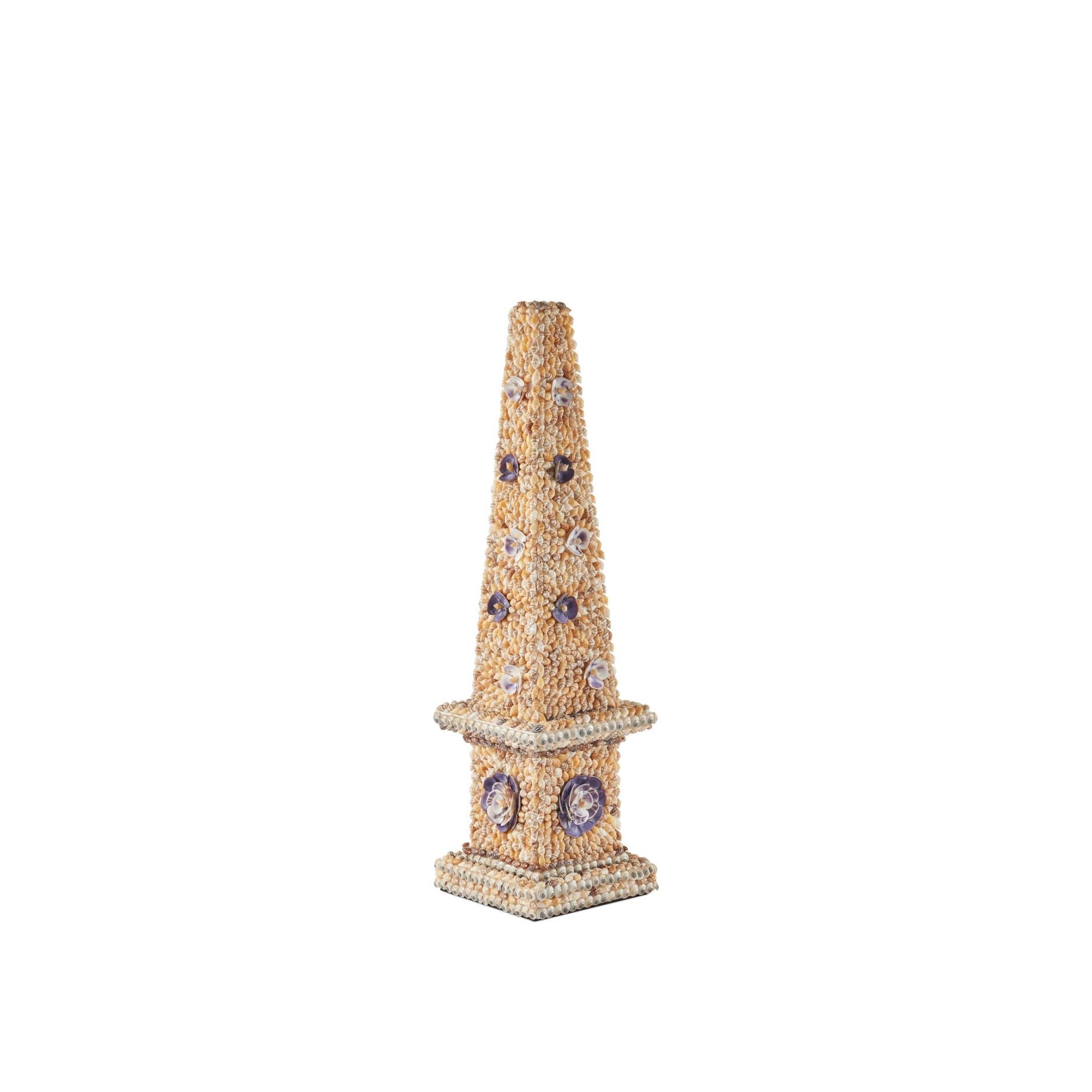 Currey and Company - 1200-1042 - Obélisque - Coquillage - Naturel