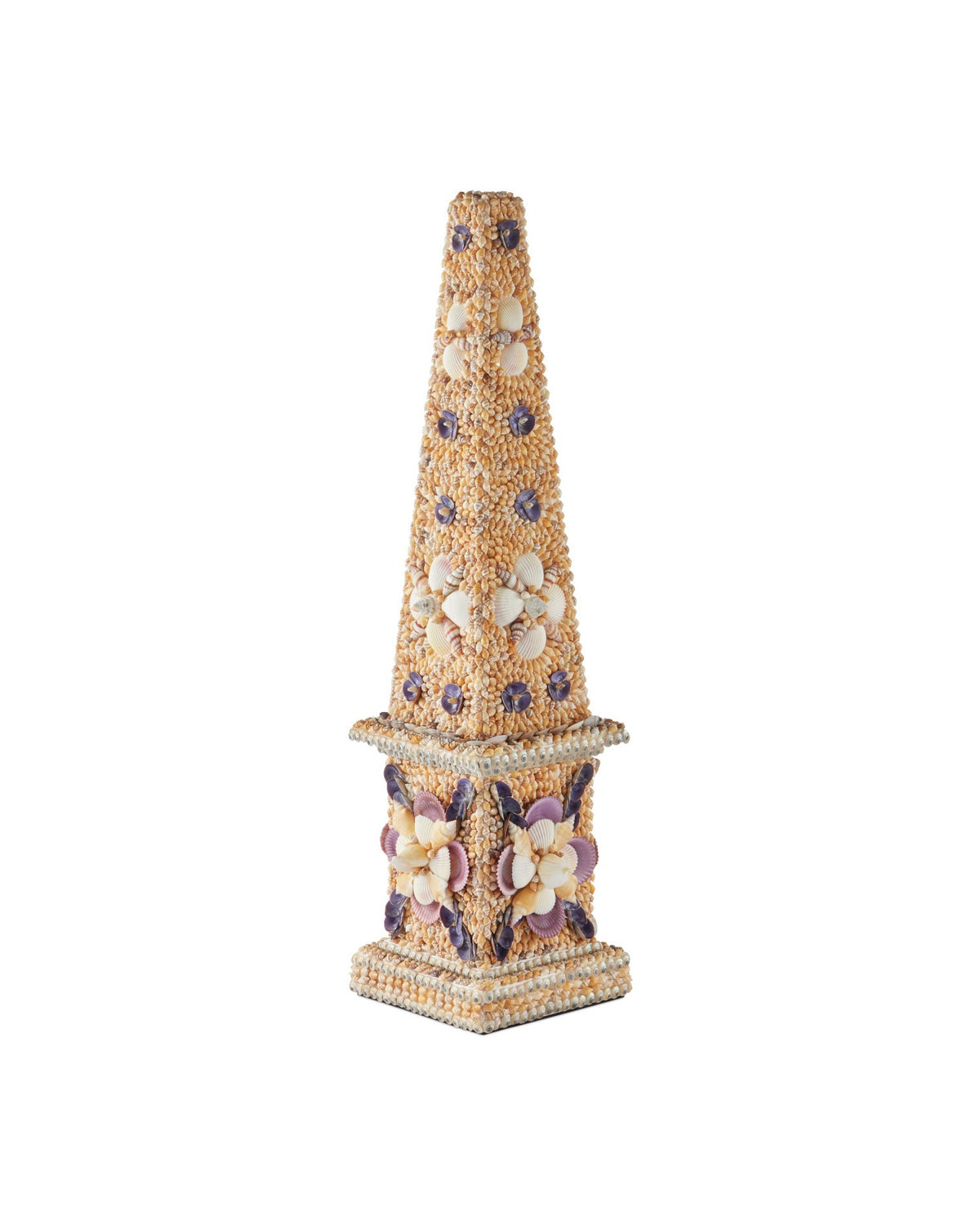Currey and Company - 1200-1043 - Obelisk - Coquillage - Natural