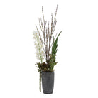 Uttermost - 60265 - Centre de table vase - Orchidée Eterna - Blanc