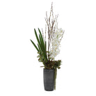 Uttermost - 60265 - Centre de table vase - Orchidée Eterna - Blanc
