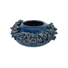Currey and Company - 1200-1047 - Bol - Fondu - Bleu foncé réactif