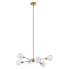 Thesis Lighting 206941A Helena Pendant in Brushed Gold