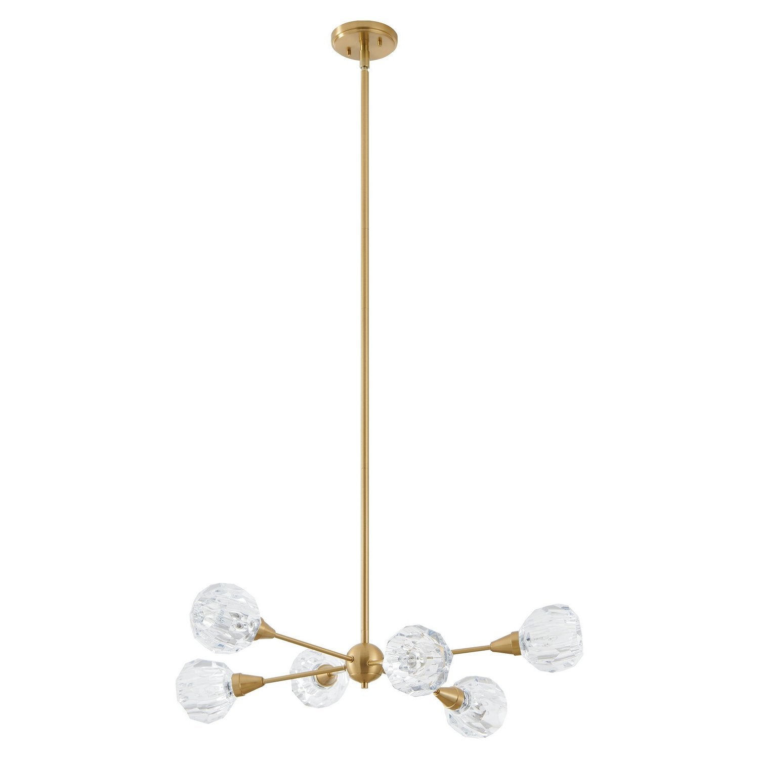 Éclairage de thèse 206941A Helena Suspension en or brossé