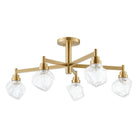 Thesis Lighting 206965A Lillyanna Semi-Flush Mount in Brushed Gold