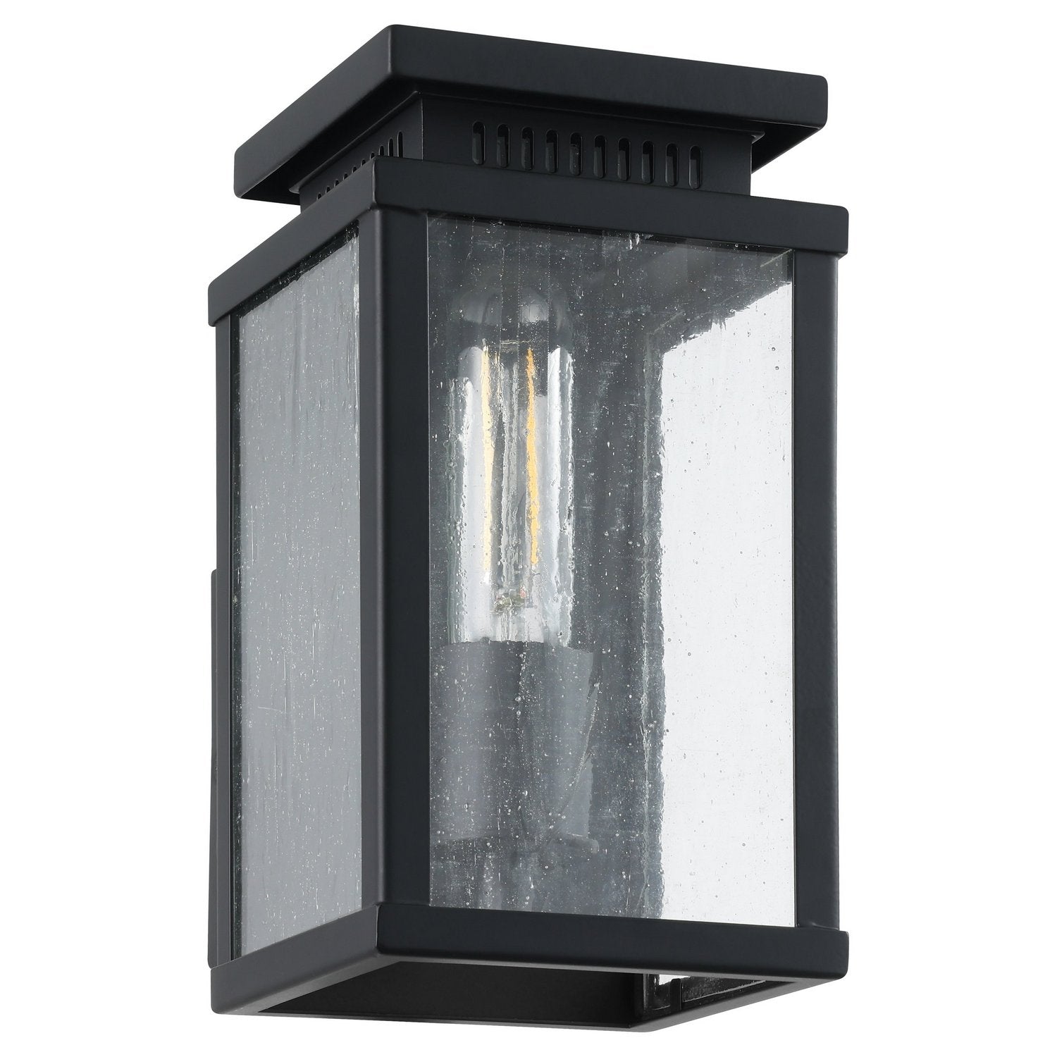 Thesis Lighting 207049A Overton Exterior Wall Sconce in Matte Black