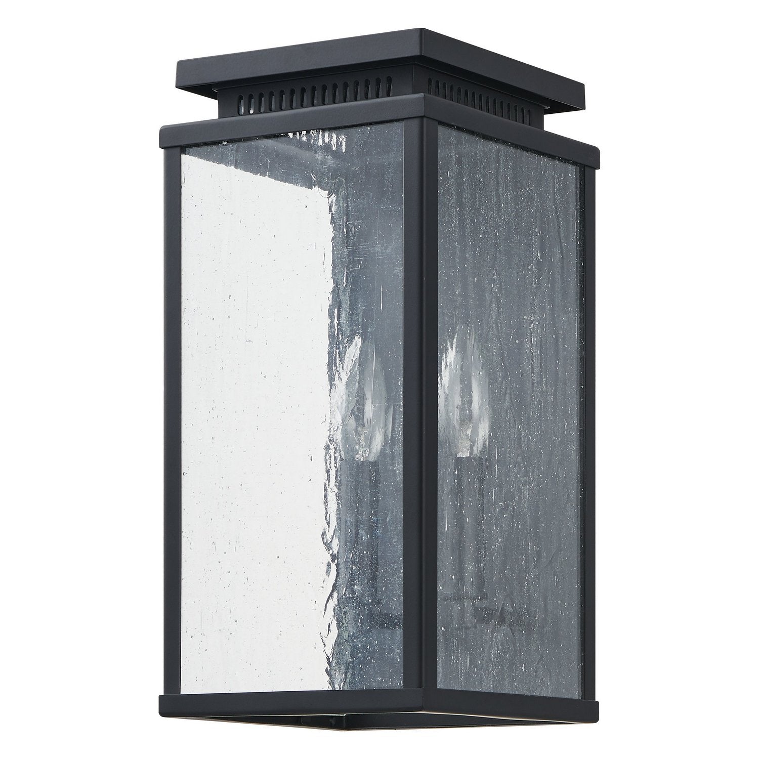 Thesis Lighting 207051A Overton Exterior Wall Sconce in Matte Black
