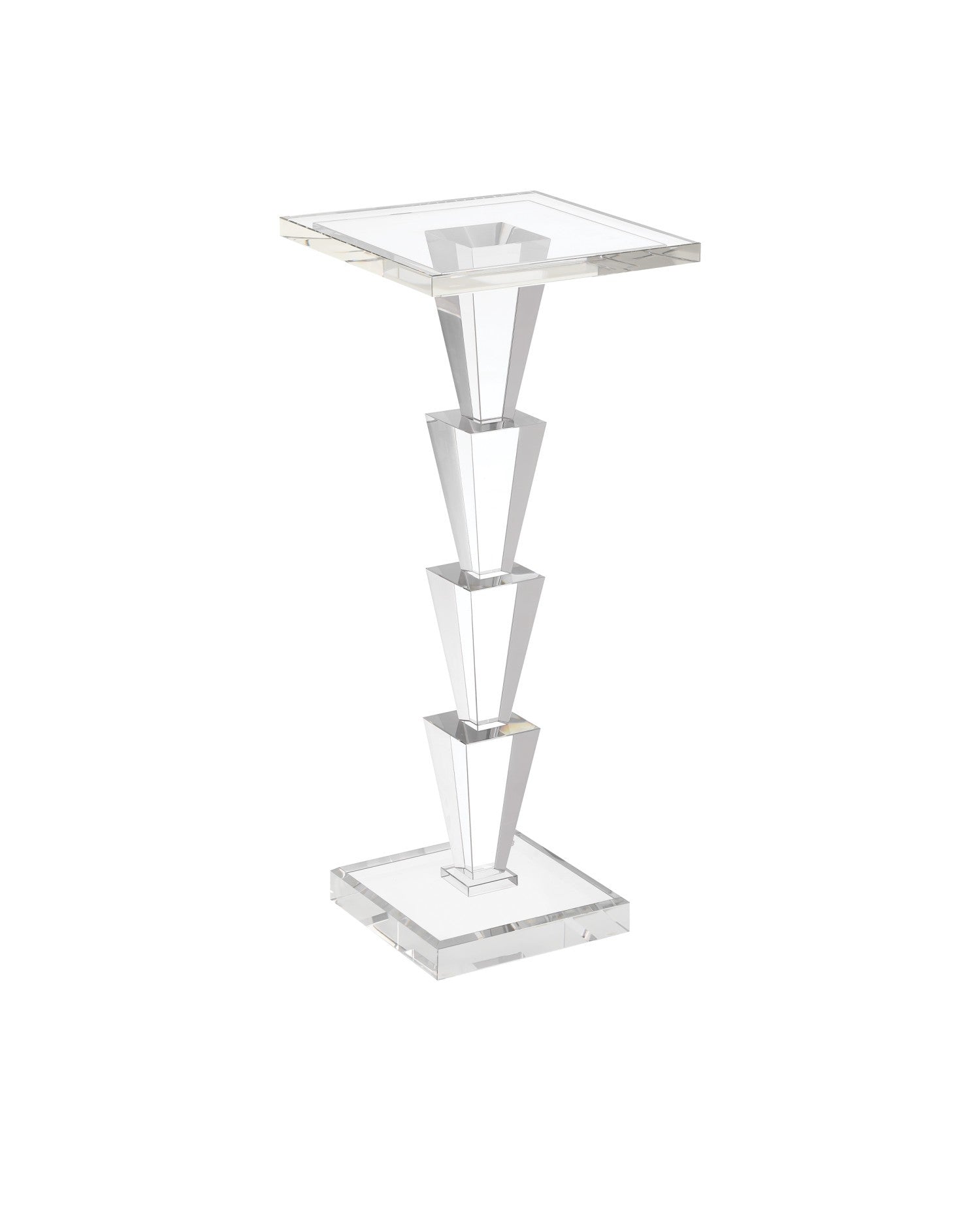 Currey and Company - 3000-0319 - Table à boissons - Table à boissons Tiana - Transparent