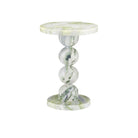 Currey and Company - 3000-0325 - Table d'appoint - Table d'appoint Turner en onyx vert naturel