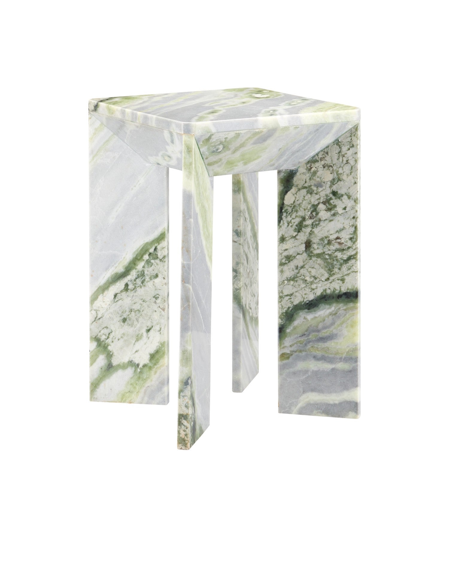 Currey and Company - 3000-0326 - Table d'appoint - Onyx vert minéral - Naturel