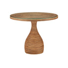 Currey and Company - 3000-0331 - Table d'entrée - Table d'entrée Dominique - Naturel / Transparent