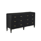 Currey and Company - 3000-0332 - Chest - Verona - Black / Natural / Champagne / Silver