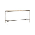 Currey and Company - 4000-0219 - Console Table - Crema - Natural / Bronze