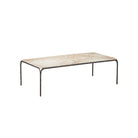 Currey and Company - 4000-0220 - Cocktail Table - Crema - Natural / Bronze