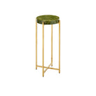 Currey and Company - 4000-0228 - Table à boissons - Rina - Vert / Laiton