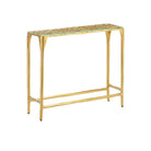 Currey and Company - 4000-0232 - Console - Nid d'abeille - Or / Transparent