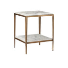 Currey and Company - 4000-0236 - Table d'appoint - Oblique - Laiton naturel/antique