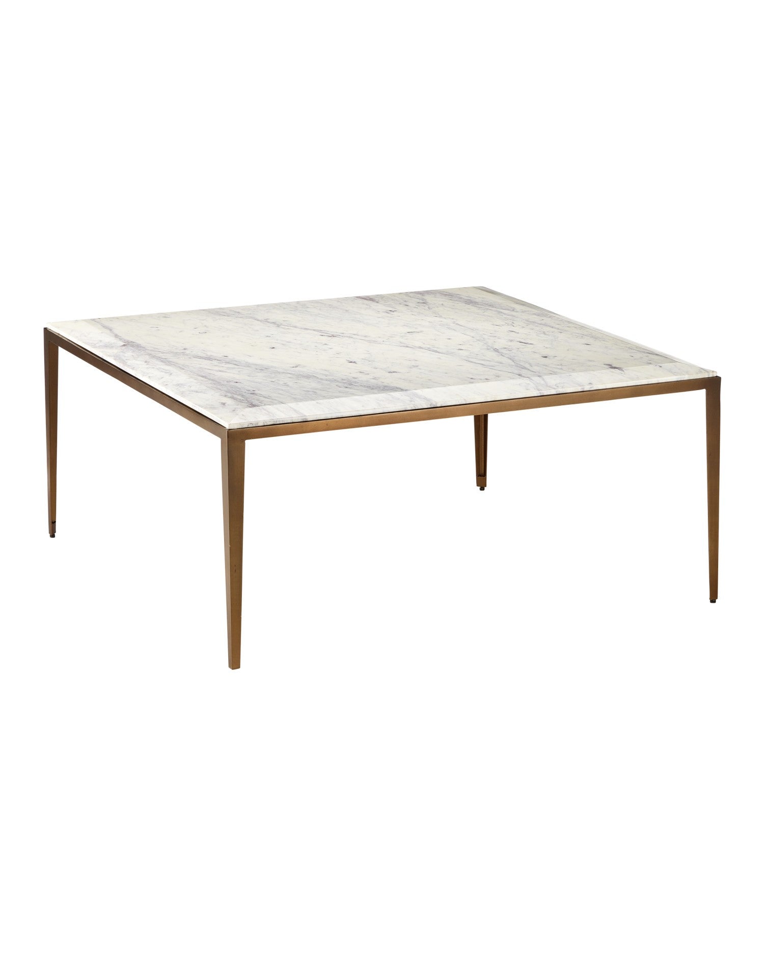 Currey and Company - 4000-0237 - Cocktail Table - Oblique - Natural / Antique Brass