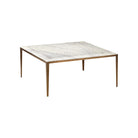 Currey and Company - 4000-0237 - Table basse - Oblique - Laiton naturel/antique
