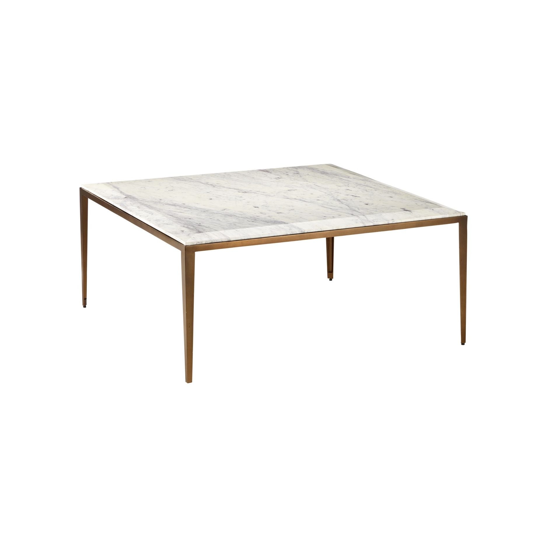 Currey and Company - 4000-0237 - Table basse - Oblique - Laiton naturel/antique