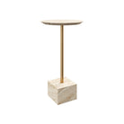 Currey and Company - 4000-0240 - Drinks Table - Prado - Natural / Polished Brass