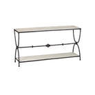 Currey and Company - 4000-0245 - Console Table - Agora - Natural / Rustic Bronze