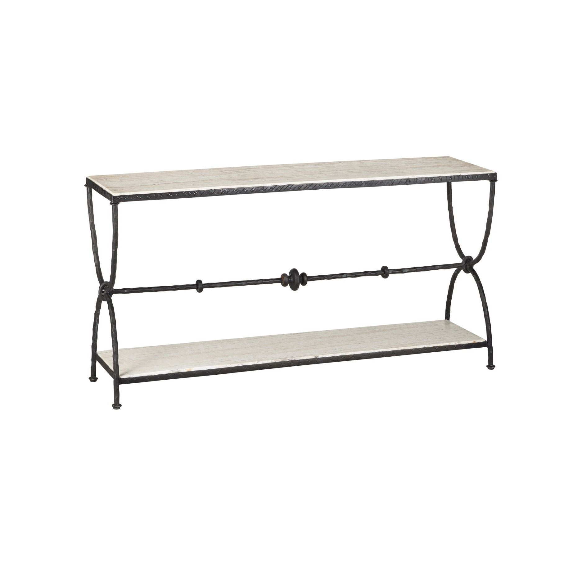 Currey and Company - 4000-0245 - Console - Agora - Bronze naturel/rustique