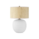 Currey and Company - 6000-1008 - One Light Table Lamp - Zena White Table Lamp - Textured White