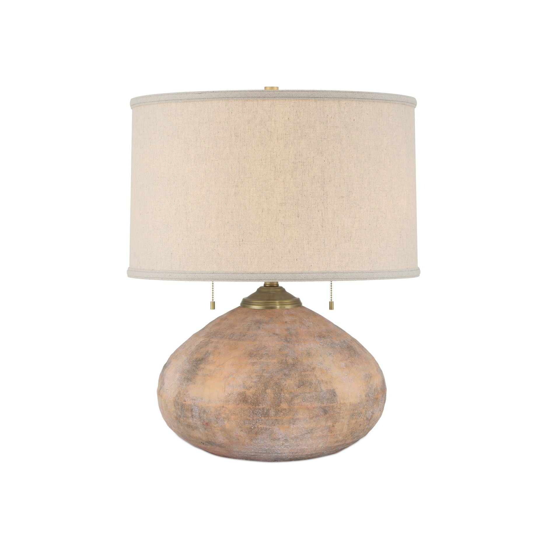 Currey and Company - 6000-1014 - Deux lumières Lampe de table - Kenmare Lampe de table - Brun antique texturé