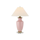 Currey and Company - 6000-1023 - One Light Table Lamp - Lucy Pink Table Lamp - Pink / Clear