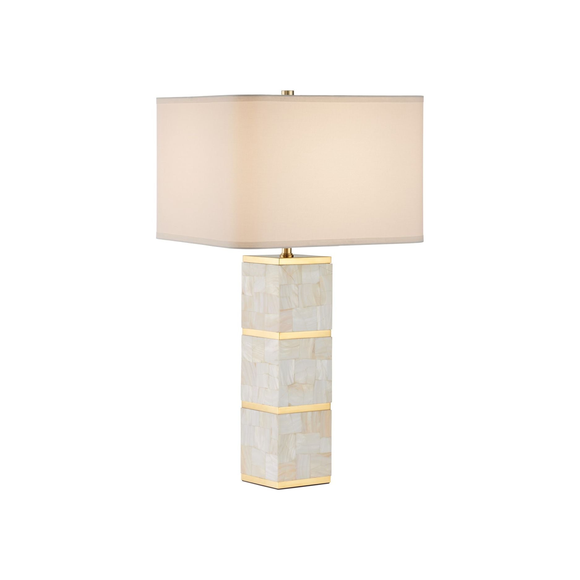 Currey and Company - 6000-1033 - One Light Table Lamp - Casey - Natural / Brass