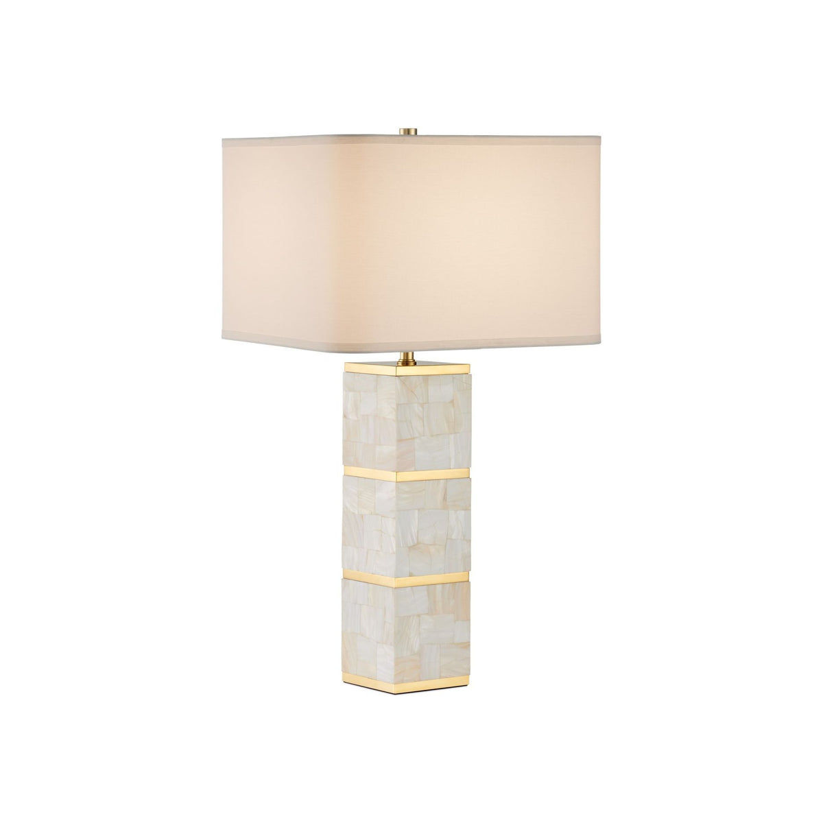 Currey and Company - 6000-1033 - One Light Table Lamp - Casey - Natural / Brass