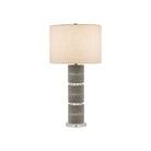 Currey and Company - 6000-1034 - One Light Table Lamp - Lofitt Table Lamp - Gray / Clear