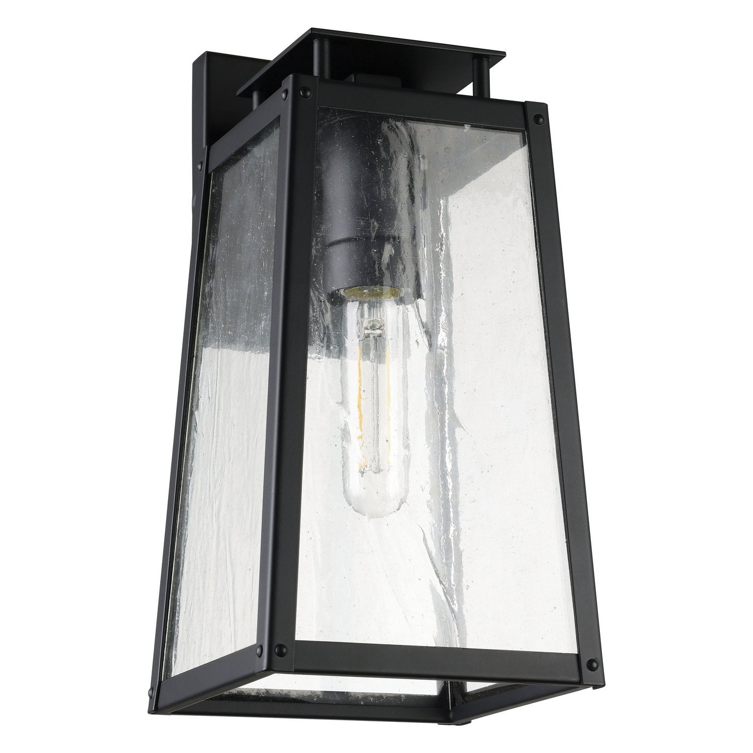 Thesis Lighting 207058A Salford Exterior Wall Sconce in Matte Black