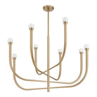 Thesis Lighting 207257A Dahlia LED Chandelier in Brass