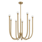 Thesis Lighting 207258A Dahlia LED Chandelier in Brass