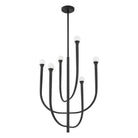 Thesis Lighting 207261A Dahlia LED Chandelier in Plaster Black