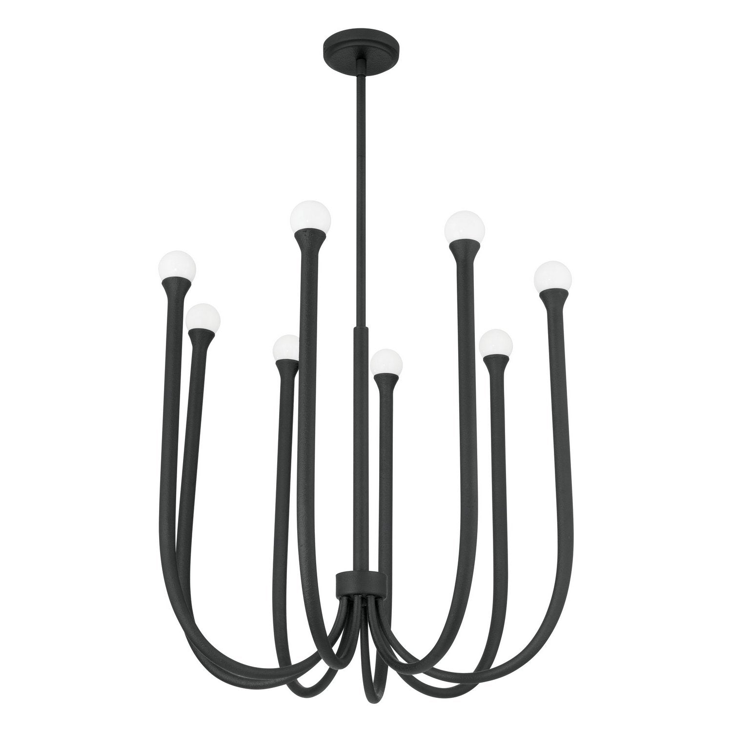 Éclairage Thesis 207263A Dahlia LED Suspendu en noir plâtre