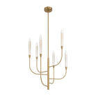 Thesis Lighting 207266A Calle LED Chandelier in Brass
