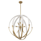Thesis Lighting 207274A Abbey Chandelier in Brass