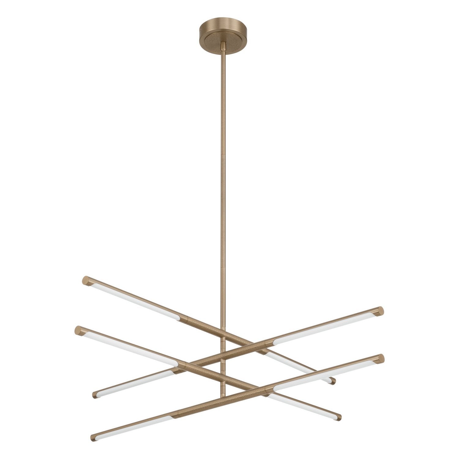 Thesis Lighting 207281A Overture LED Convertible Chandelier in Champagne Bronze