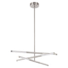 Éclairage Thesis 207284A Ouverture LED Convertible Suspendu en nickel poli
