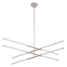 Éclairage Thesis 207286A Ouverture LED Convertible Suspendu en nickel poli