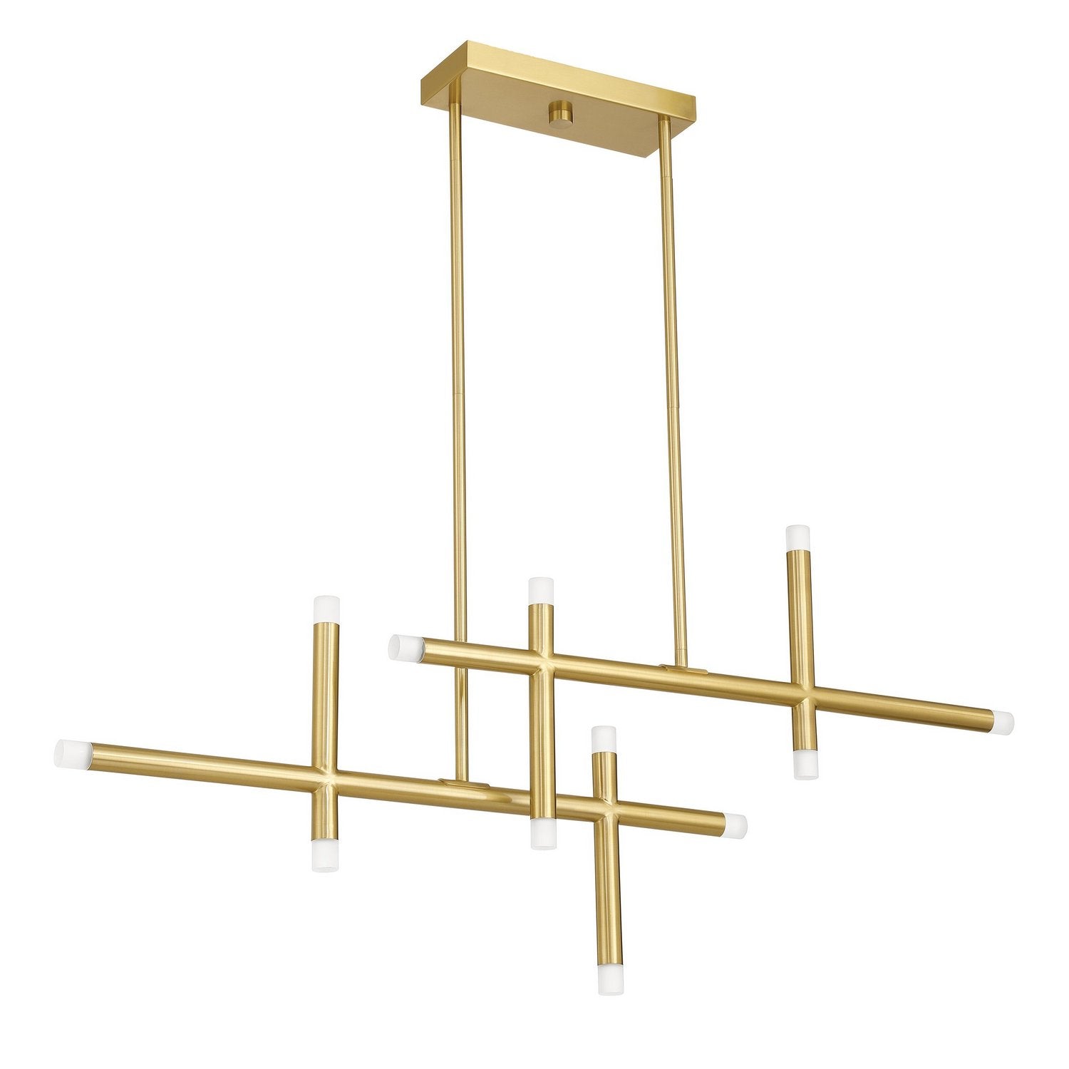 Thesis Lighting 207301A Manhattan LED Chandelier in Brushed Gold