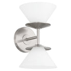 Thesis Lighting 207326A Tremolo Vanity in Brushed Nickel, Polished Nickel